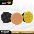 Sponge de cire de voitures Sponge de cire hexagonale brillante